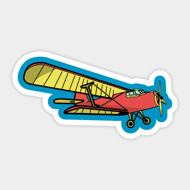 Plane Sticker by Artemis Garments